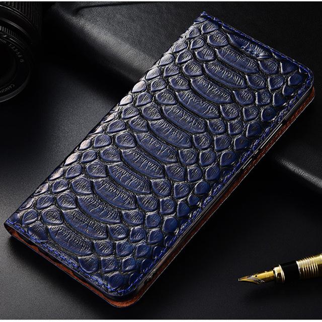 

Чохол з натуральної шкіри Snakeskin Veins для XiaoMi Mi 12 12T Pro Mi12 Ultra 12X 12s pro Ultra Lite Cowhide Wallet Flip Cover Case Xiaomi 12T Pro 5G синій
