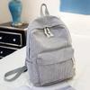 Autumn Winter New Corduroy Women's Backpacks Breathable Wear-resistant Solid Color Teenager Girl Shoulders Bag Large Capacity Casual Female Knapsacks