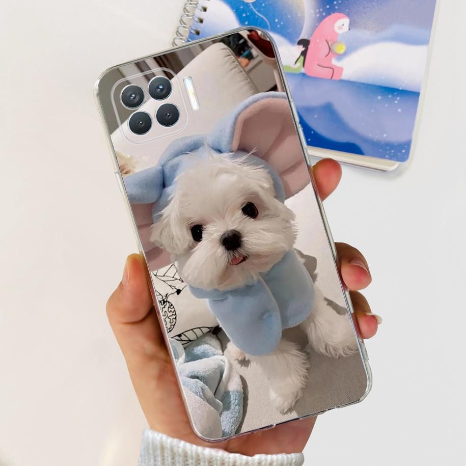 For OPPO Reno 4 Lite Case CPH2125 Phone Case Cute Cartoon Soft Silicone Back Cover For OPPO F17 Pro CPH2119 Coque A93 2020 Funda