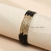 6 Stück/Set Bohemian Gestapeltes Perlenarmband Set Mehrfarbig Reiskorn Urlaubsstil Handketten Schmuck Kleines Geschenk Goldener Platz