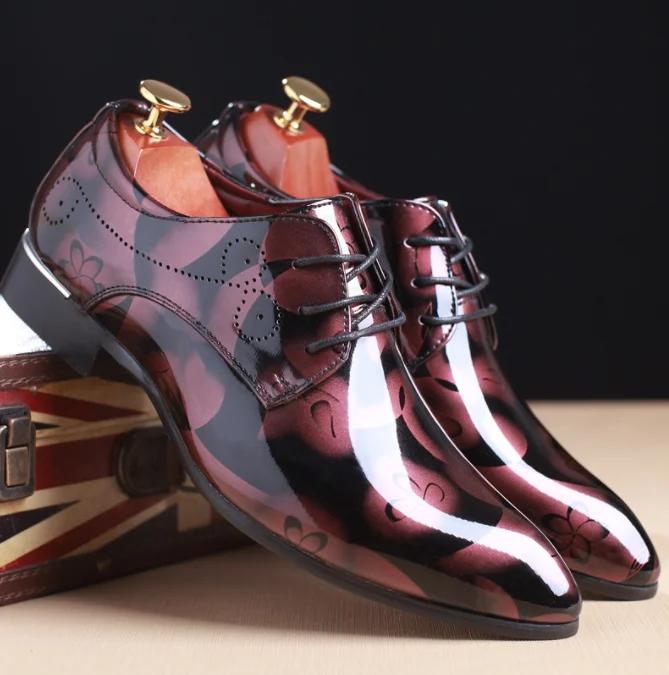 Shoes for Men Platform Dress Shoes Fashion Designer Slip On Loafers Man Italian Luxury Brand Party Wedding Shoe Zapatos Hombre