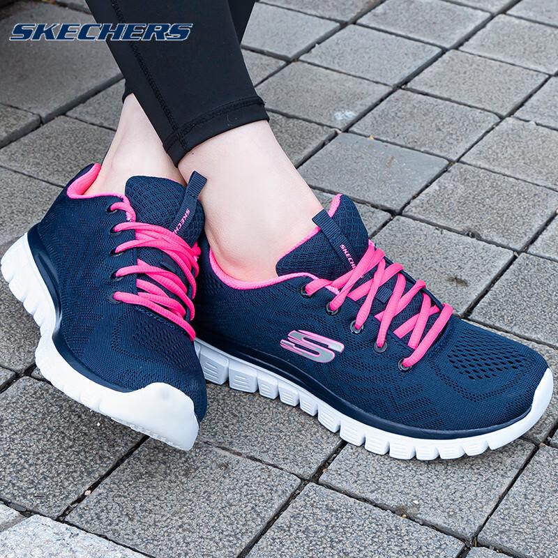 Skechers Women s Mesh Walking & Casual Sneakers US 6