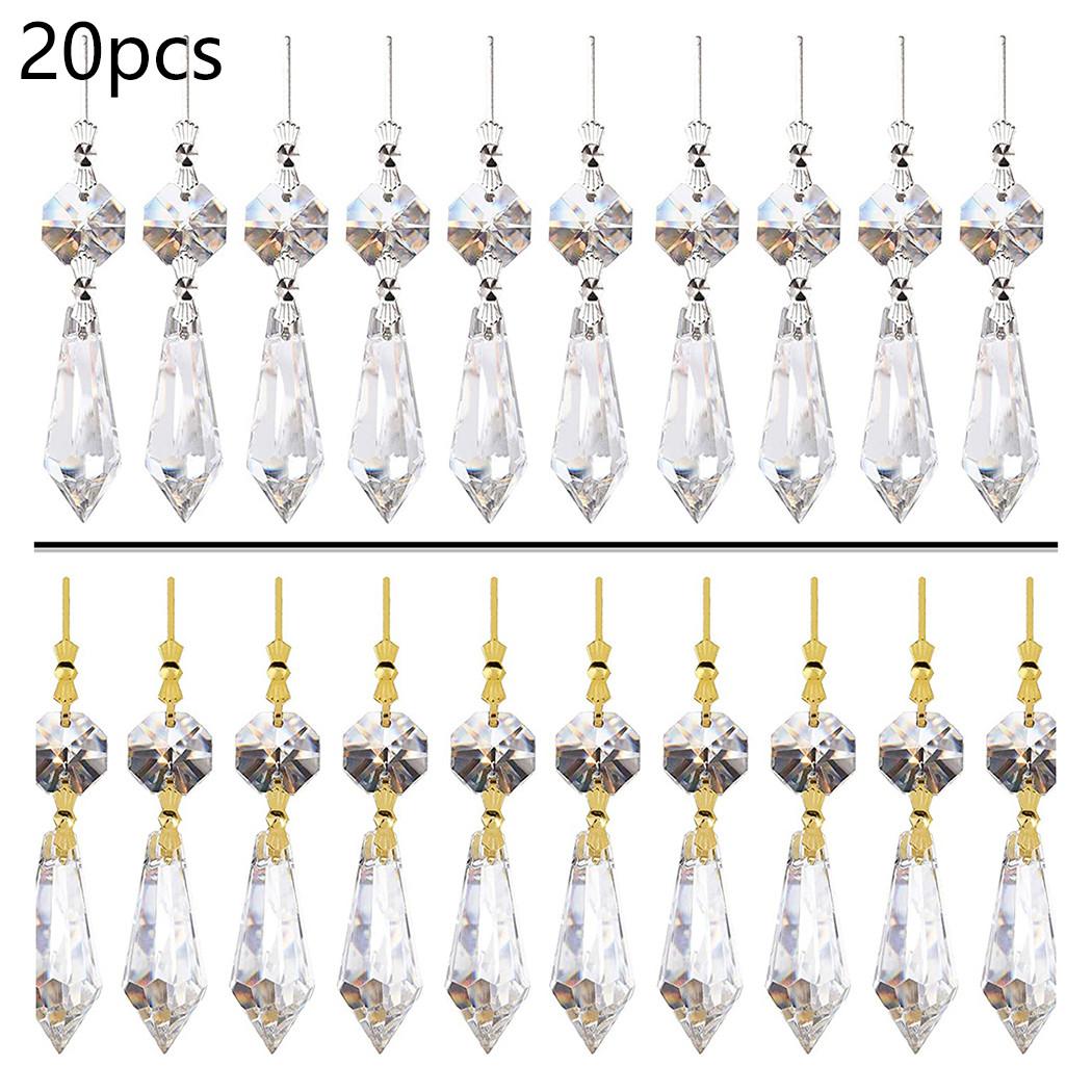 

Хрустальная подвеска-капля, свадебная люстра, 20 шт., прозрачная