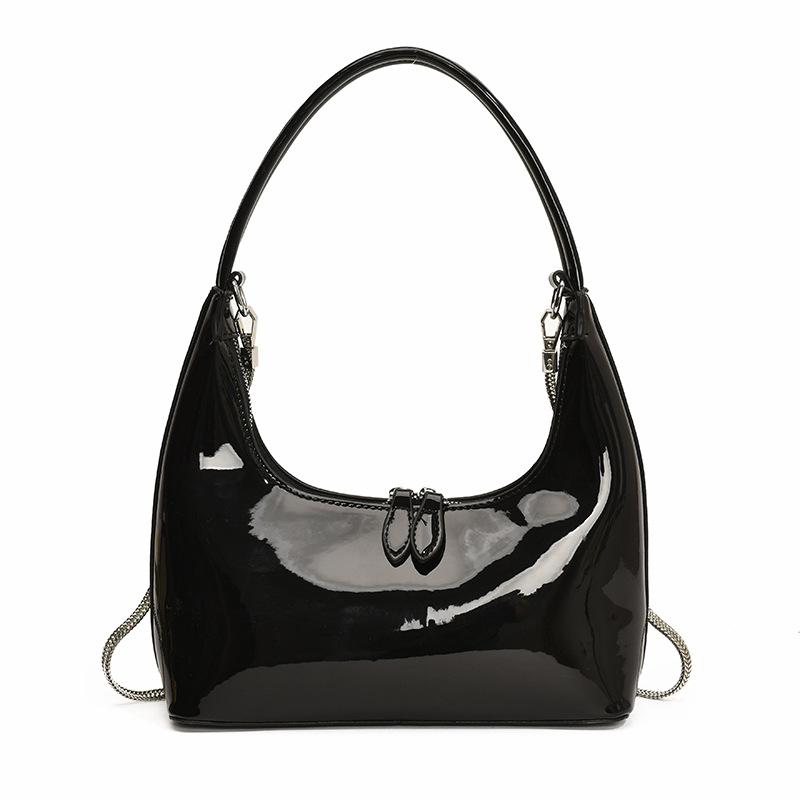 

Сумка подмышку женская большой вместимости новая летняя модная нишевый дизайн высококлассная женская сумка через плечо чёрный