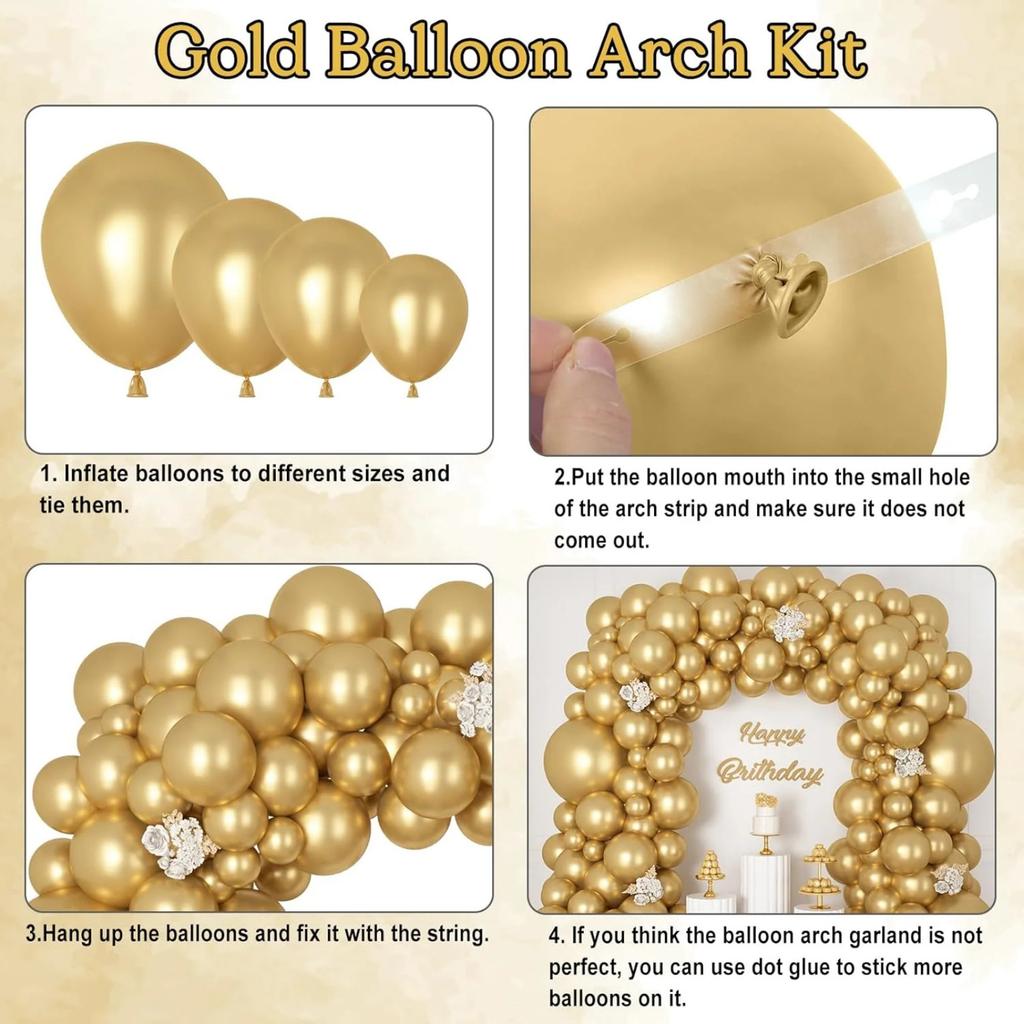 Different Sizes Of Pale Sets For Garland Arches, Light For Birthday Valentine's Day Baby Baptism Reveal Wedding Party Decoration