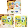 Educational Puzzle Dress Up Book For Children With Magnetic Stickers And Quiet Play