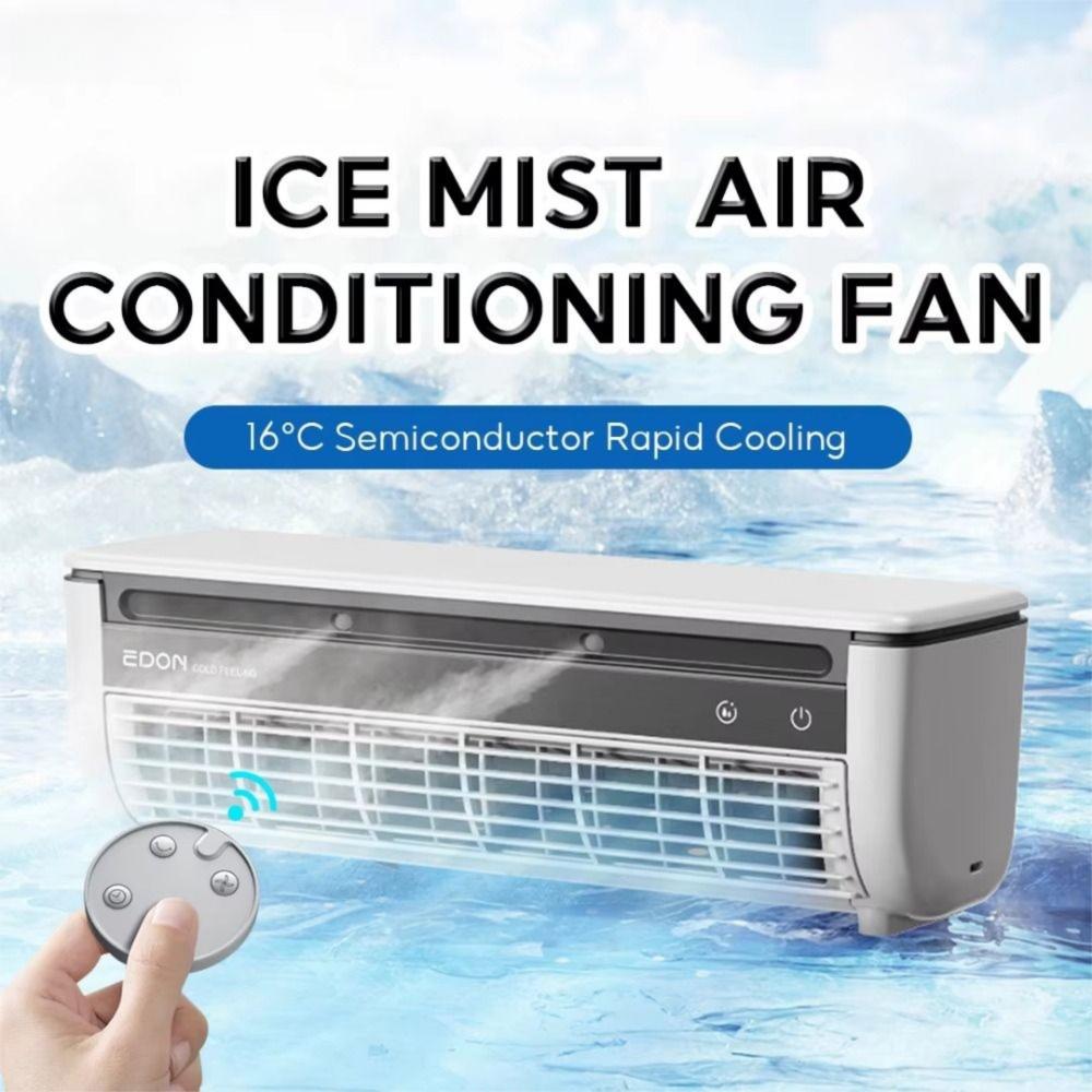 Leafless Design Wall-Mounted Air Cooling Fan Quick Cooling Portable Wall Ice Cooler  Bedroom