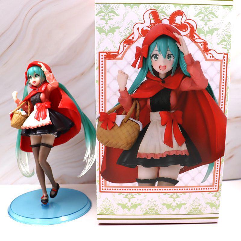 Lifelike Hatsune Miku Little Red Riding Hood Figure Toy Model Perfect Home Decoration Great Gift For Anime Lovers