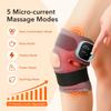 Verstellbare Heiz-Kniebandage EMS-Mikrostrom-Knie-Stützbandage für Meniskusriss Patellasehnen-Stütze Beheizter Schutzgürtel