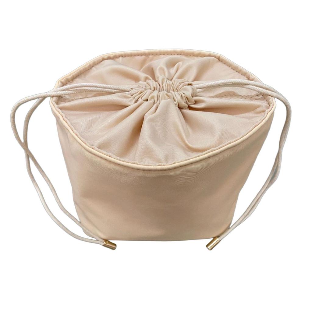 Red Tadpole Inner Pocket Mini Storage Bucket Bag - Modern Simple Design