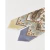 Daks Blue Silk 100  Paisley Petit Scarf Dcsc6f551y1