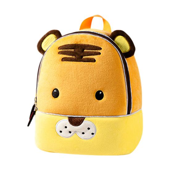 

Kids Plush Backpack Cute Animal School Bag Children Backpack with Front Zipper Pocket for Boys Girls Preschoolers Elementary Students Tiger