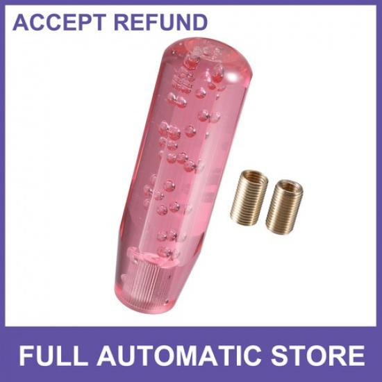 

ONE Gear Shift Knob Stick 15cm Faux Crystal Universal for Vehicle Acrylic Pink