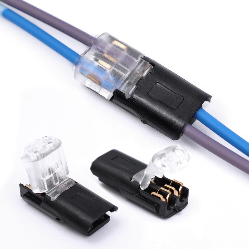 Universal Auto Quick Wire Connector 2 Pin Type Electric Cable Plug Waterproof Solderless Multifunction Connector Car Accessories