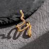 Gold Snake Shape Women's Ear Cuff (No Piercing Needed) - Unique Jewelry Accessory