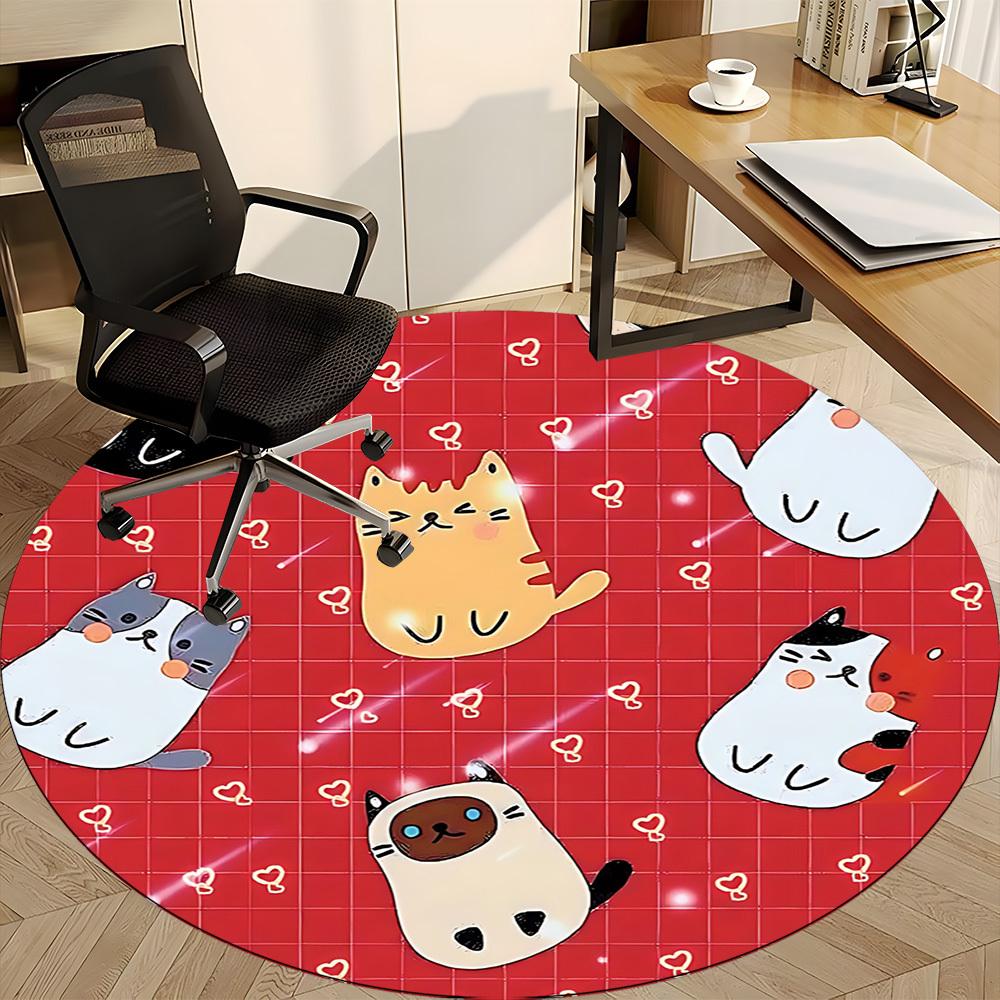 1pc Cats Carpet for Office, Non-slip, Soft and Durable Office Rug, Perfect for Office yy260128054