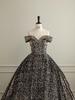 Cross-border Shiny Pitaya Puffy Skirt Wedding & Evening Gown
