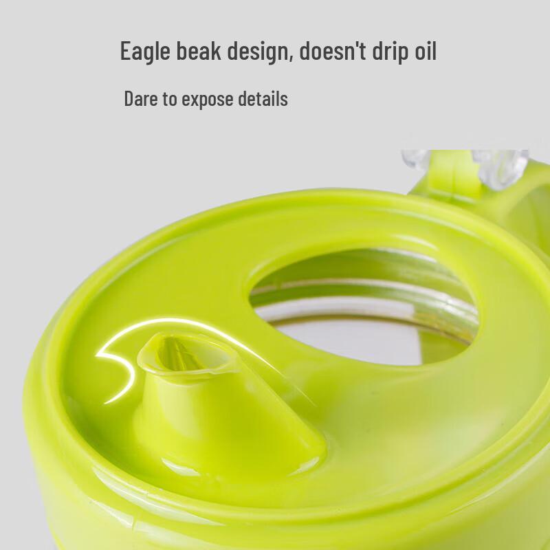 Haushalts-Ölspender aus Glas mit Kamelien-Design