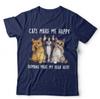 Cats Make Me Happy HuUnisexs Make Head Hurt Unisex Kids Tshirt Funny Cute