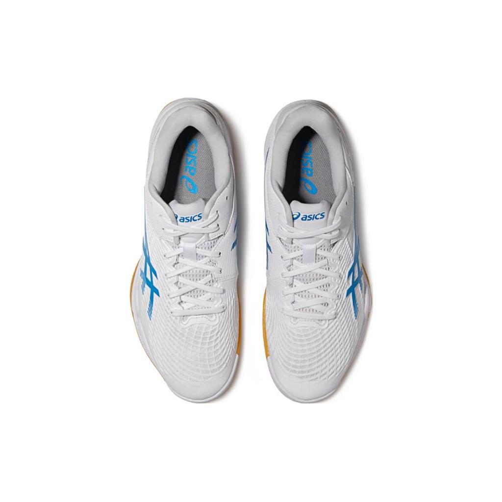 New Asics Court Control FF 3 White Directoire Blue 1071A098-100