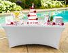 Table Cover 180Cm Grey Elastic