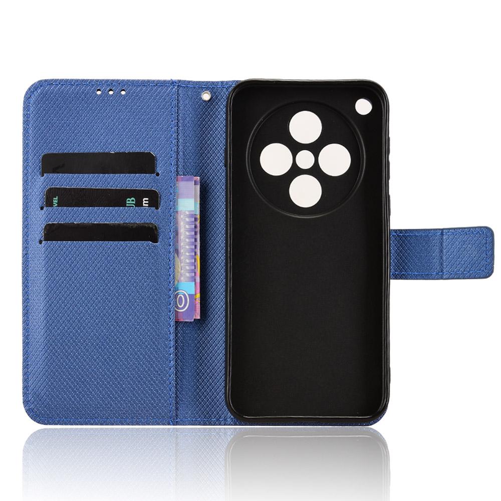 For Oppo Find X8s+ 5G Leather Wallet Case with Strap Diamond Texture Phone Cover