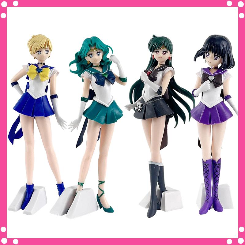 23cm Anime Sailor Moon Meiou Setsuna Action Figure GLITTER&GLAMOURS Kaiou Michiru Tenoh Haruka Tomoe aru Giocattolo Regalo