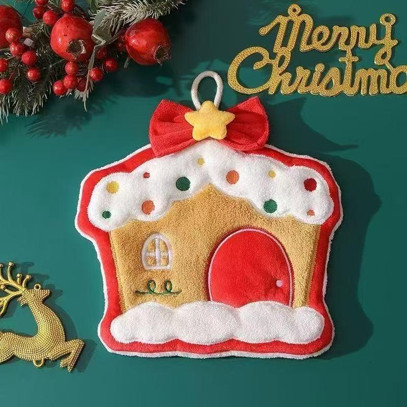 

Милое Рождественское Чистящее Полотенце Коралловый Вельвет Полотенце для Рук Снеговик Ванная Комната Подвесное Впитывающее Салфетка для Посуды Мягкая Чистящая Ткань Тряпка