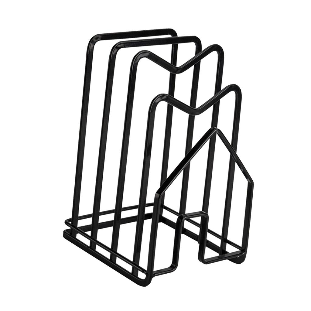 Cutting Board Storage Rack Versatile Chopping Board Pot Pan Lid Stand Holder for Kitchen Cabinet Countertop