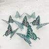 12Pcs 3D Hollow Colorful Butterfly Wall Stickers For Wedding Decoration Bedroom Children's Room Wall Art Kids Room Living Room