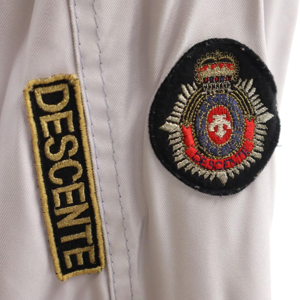 DESCENTE 80s 90s Old Batting Jacket LL Purple Gray Men's Used