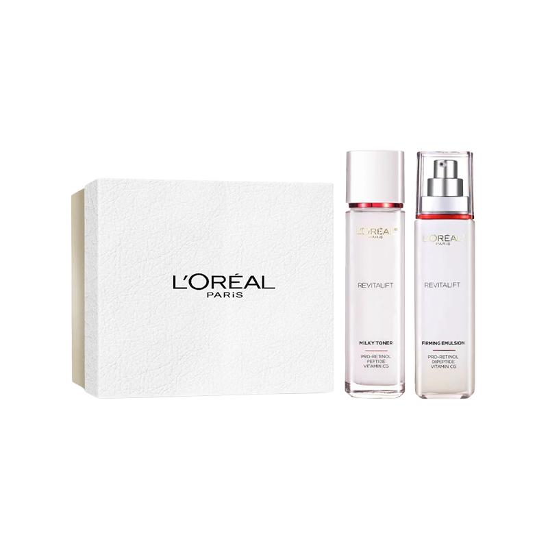 Loreal Paris Rejuvenating Softening Toner Gift Box Skin Care Set - Two-piece Set Rejuvenating Softening Toner 130ml Rejuvenating Emulsion 110ml