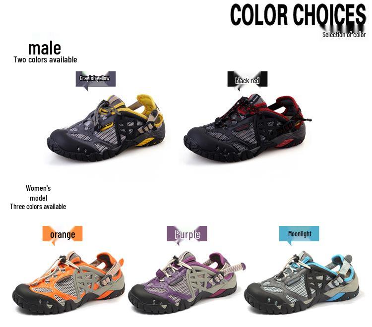 Men's Quick-Dry Amphibious Canyoning & Mountaineering Shoes - Breathable British Style