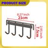 Wall Mounted Badminton Racquet Rack Hanging Hook Large Capacity Sturdy Tennis Racket Holder