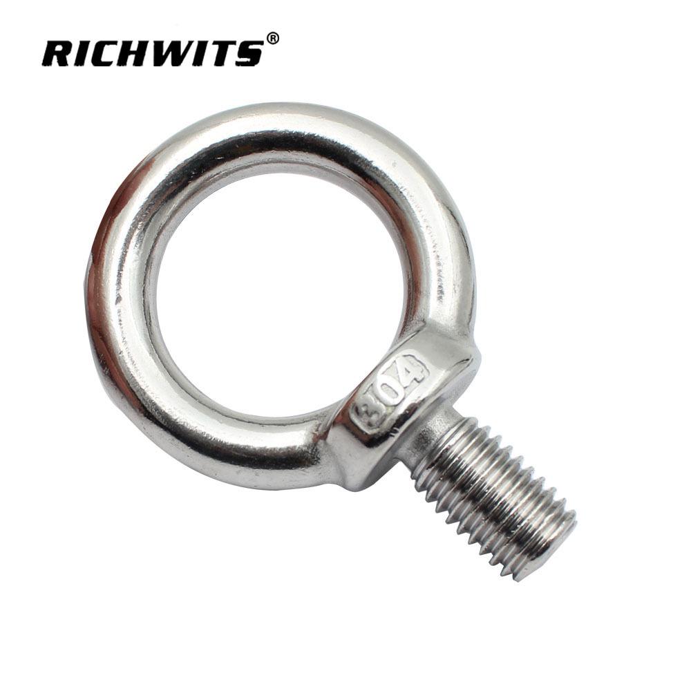 304 Stainless Steel JIS1168 Japanese Eyebolt Ring Bolt for Rigging