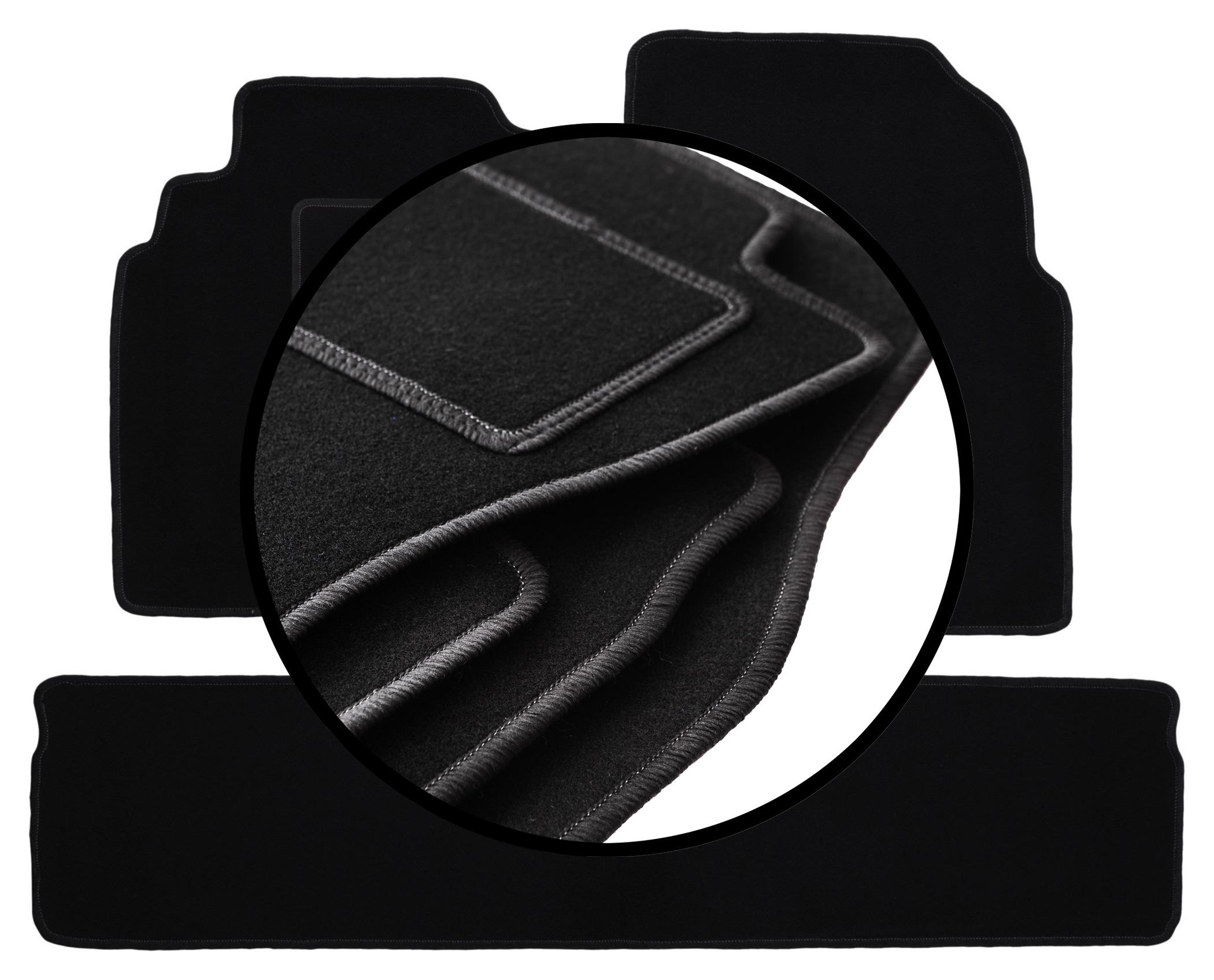 Set completo di tappetini in velluto per: Minivan Nissan Almera Tino (2000-2006)