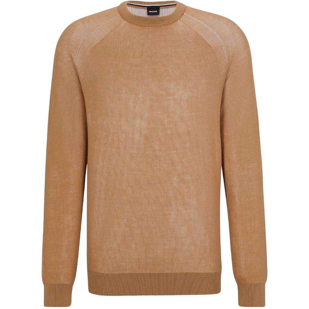 BOSS Mens Fine Knit Raglan Jumper