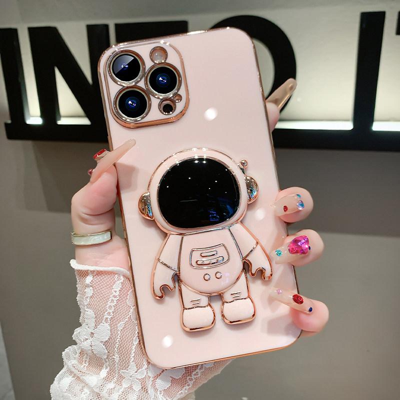 Pro Samsung Galaxy A53 A52S A52 A51 A73 A13 A72 A71 A33 A32 A12 A22 A 53 73 52S 52 13 Pouzdro Luxusní držák Astronaut Kryt na tel.