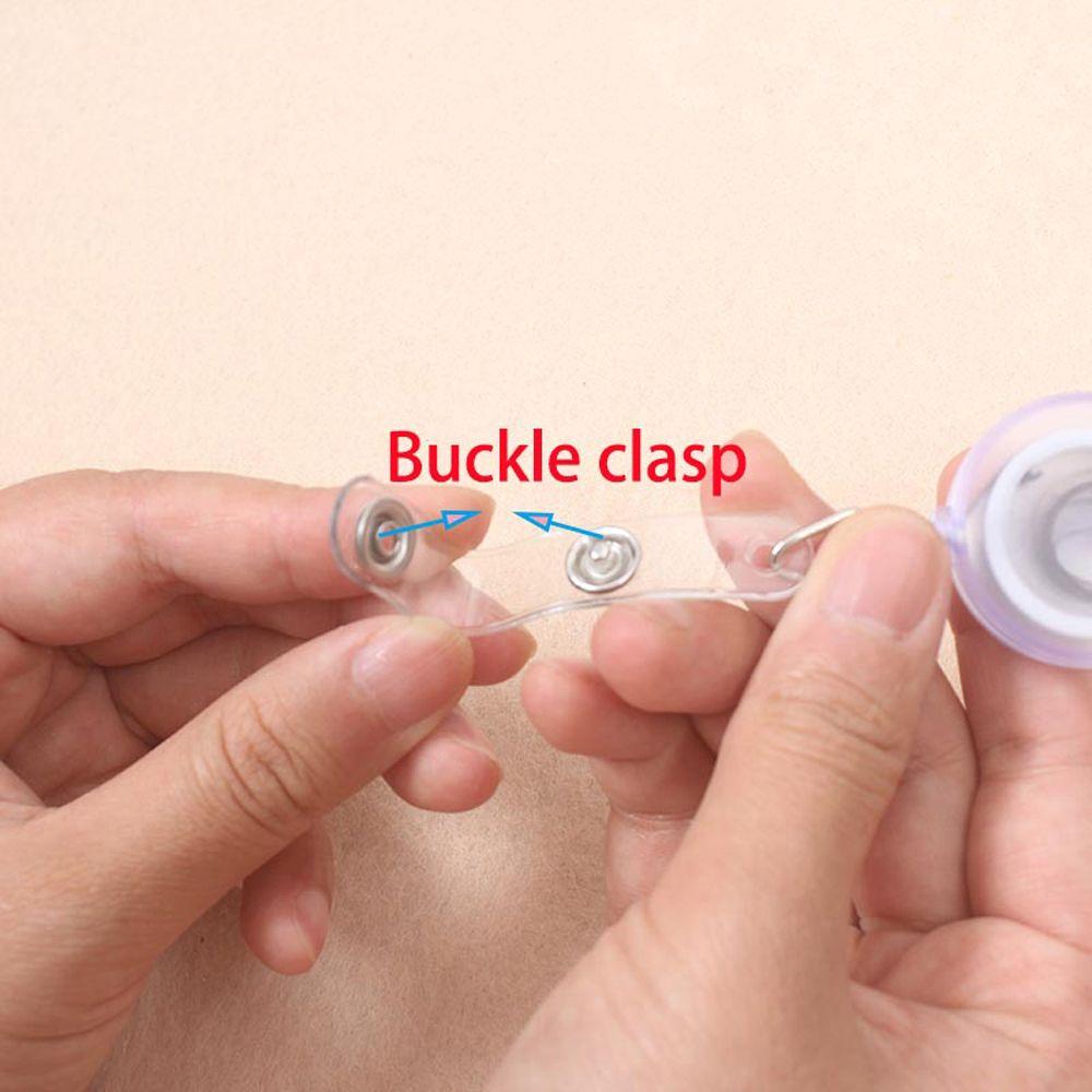 Reel Clip Cartoon Acrylic Retractable Badge Reel ID Card Clips Name Card Holder Badge Holder
