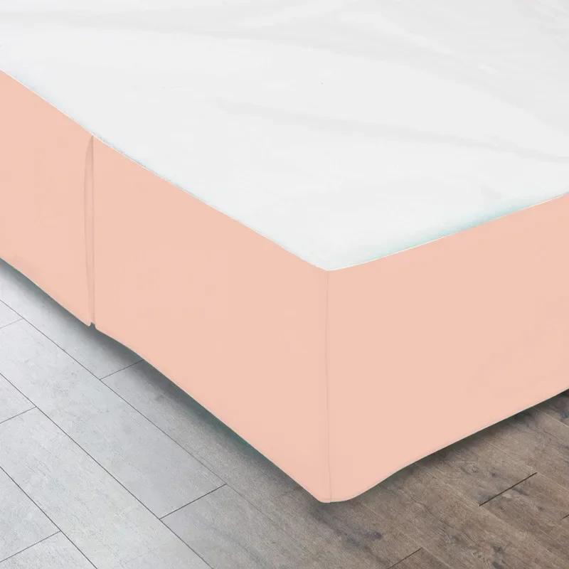 Bedding Queen Bed Skirt Soft Quadruple Pleated Ruffle - Easy Fit with 14 Inch Tailored Drop - Fade and Wrinkle Resistant