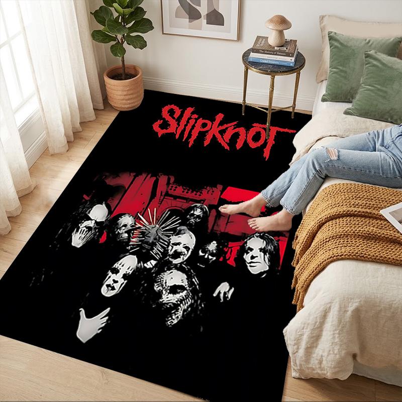 Slipknot Band Living Room Nonslip Area Rug Soft Carpet For Bedroom Game Playroom Sofa Office Home Decor Doormat Christmas Gift C926596