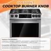 00650847 Cooktop Stove Knobs Compatible with Bosch, Burner Control Dial Knob Range Oven Replacement 00650847 650847 1999734 AH3480601 AP4513132