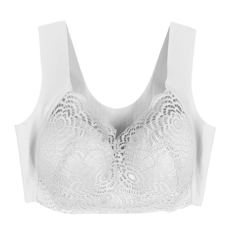 

Supply Thin bra Large size beautiful back bra Traceless underwear Vest type gathering beautiful back bra women 34/75（S） сірий колір