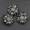 1pcs High-grade Rhinestone Metal Buttons for Needlework Fur Collar Sewing Metal Embellishment Buckle
