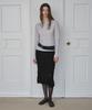 Simeteuligpeosenteu Cable Knit Skirt / Black