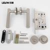 Zinc Alloy Split Handle Lock for Home, Hotel, and Bathroom Doors