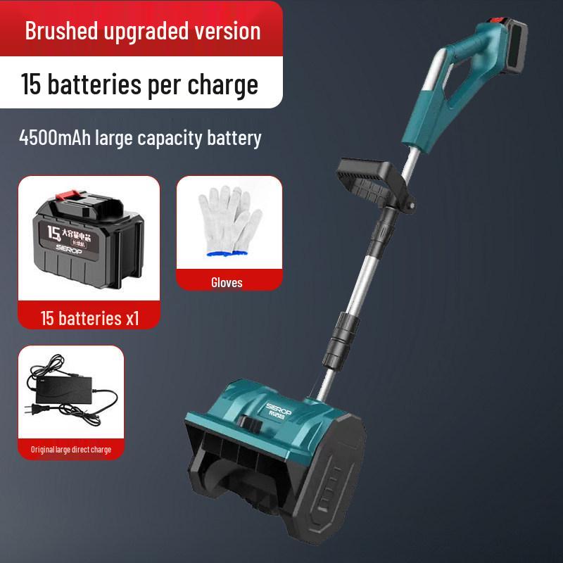 Cordless Electric Snow Sweeper - Compact Lithium Battery Snow Shovel