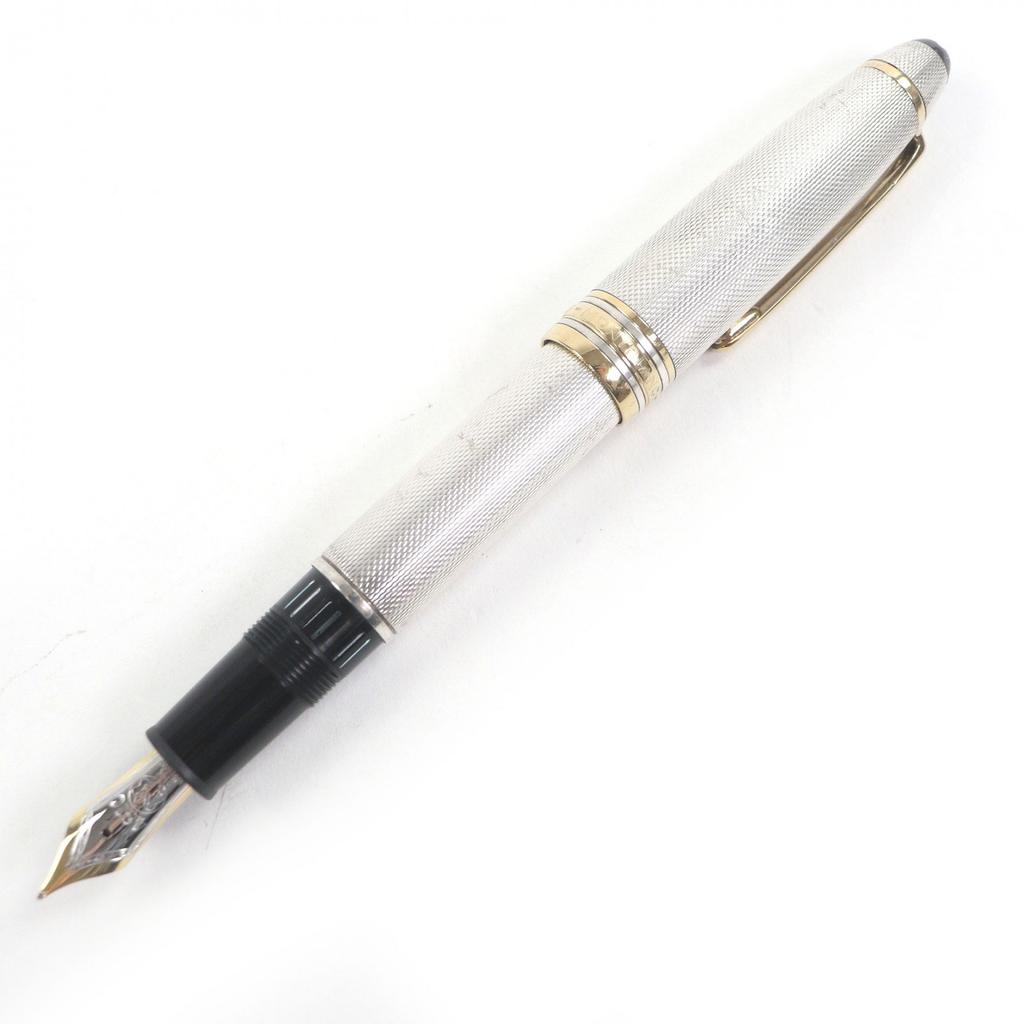 Very Good MONTBLANC fountain pen Solitaire 146 Silver SV925 mens Used