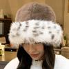 Warm Winter Plush Mongolian Hat Women Fur Bucket Cap Riding Thicken Fluffy Brimless Comfortable Fashion Outdoor Casual Soft Hat