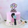 Creative LOVE & HAPPY Birthday Cake Topper Balloon Decoration